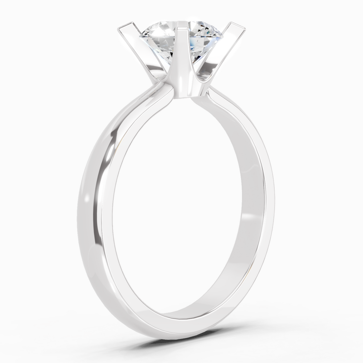 Delicate Solitaire Diamond Ring