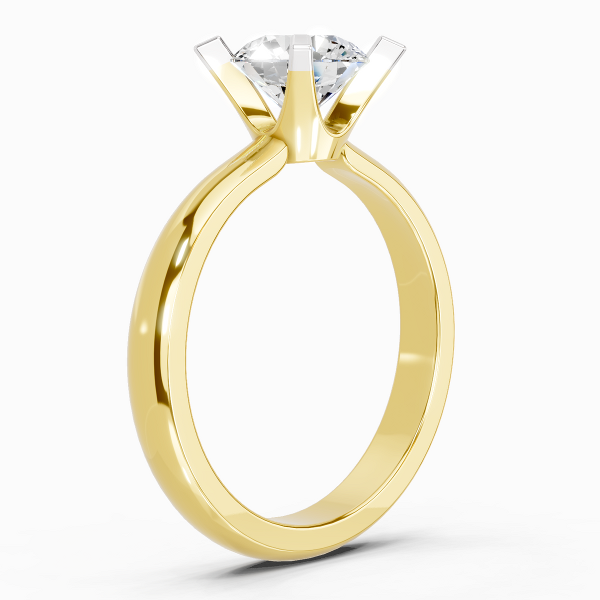 Delicate Solitaire Diamond Ring