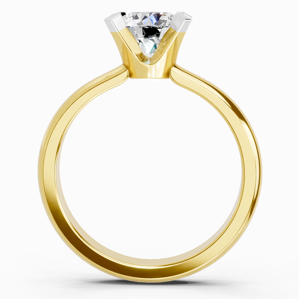 Delicate Solitaire Diamond Ring