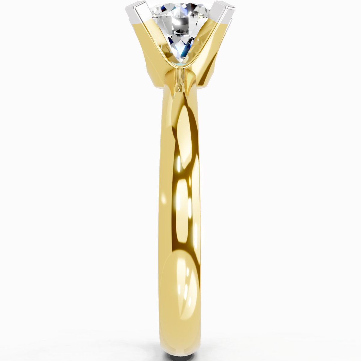 Delicate Solitaire Diamond Ring