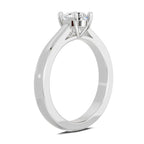 Glistening Round Solitaire Diamond Ring