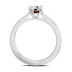Glistening Round Solitaire Diamond Ring
