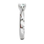 Glistening Round Solitaire Diamond Ring