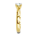 Glistening Round Solitaire Diamond Ring