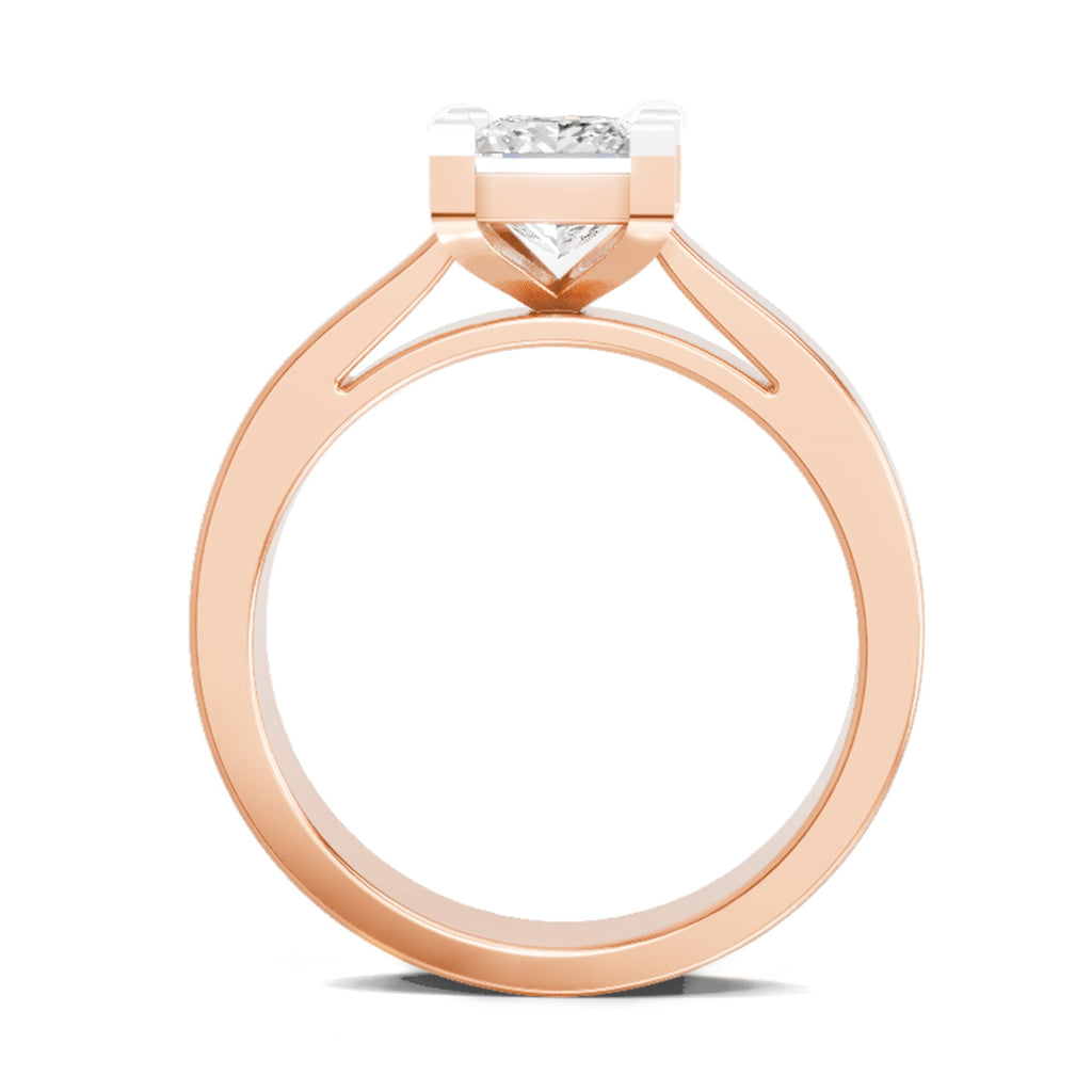 Sparkling Princess-Cut Solitaire Diamond Ring