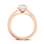 Sparkling Princess-Cut Solitaire Diamond Ring