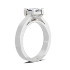 Sparkling Princess-Cut Solitaire Diamond Ring