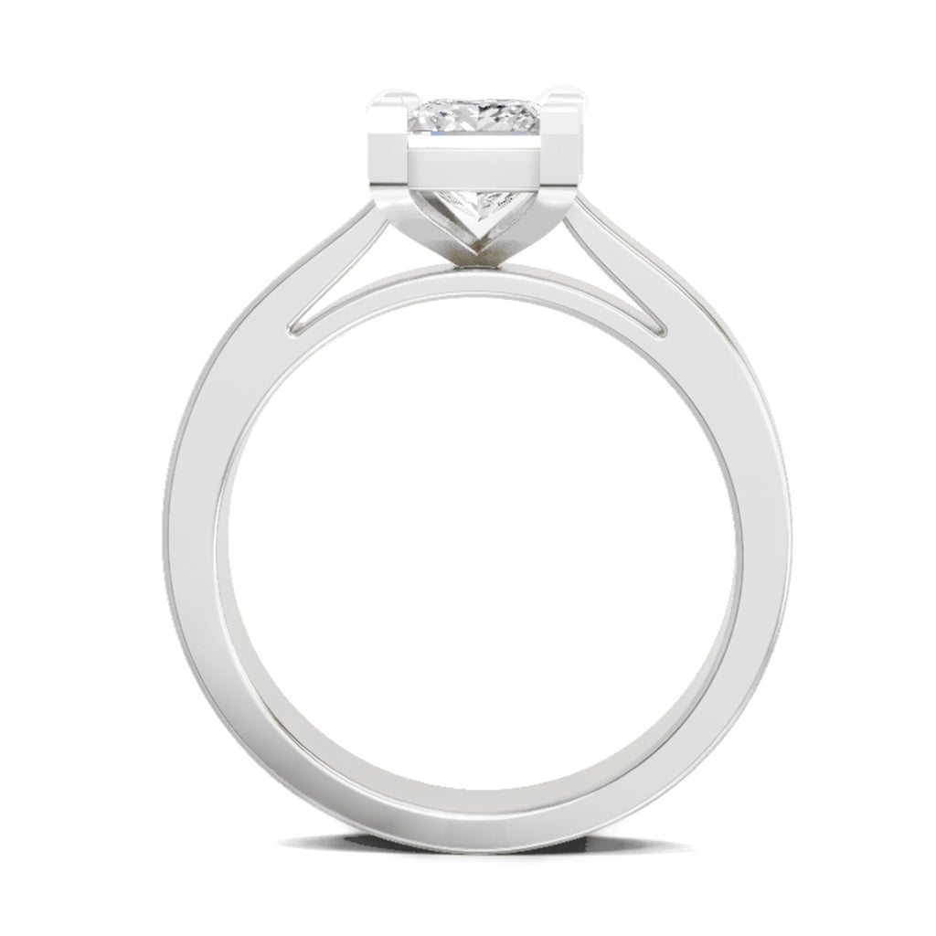 Sparkling Princess-Cut Solitaire Diamond Ring