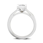 Sparkling Princess-Cut Solitaire Diamond Ring