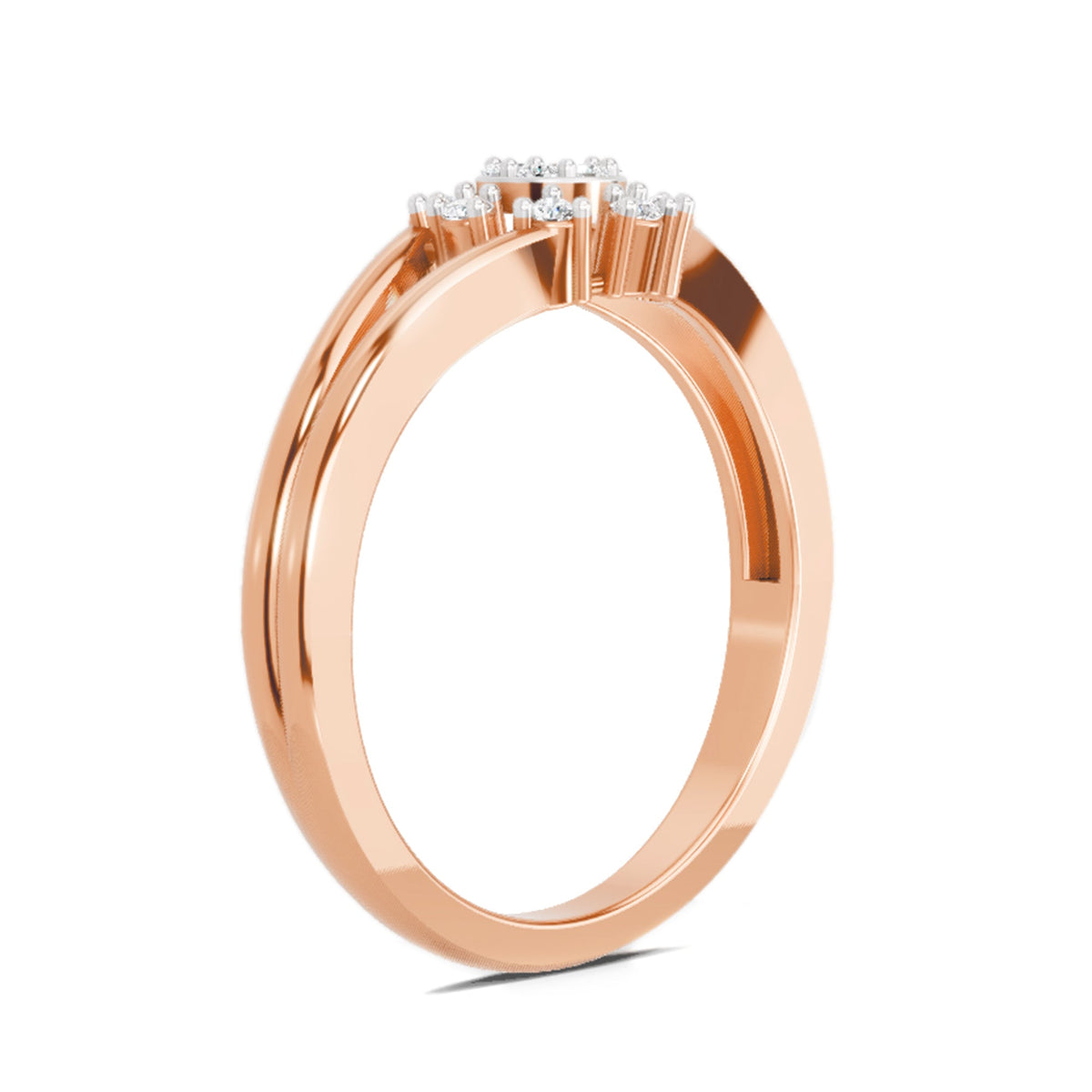 Resplendent Round Solitaire Diamond Ring