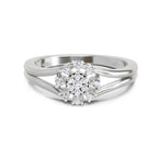 Resplendent Round Solitaire Diamond Ring