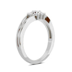 Resplendent Round Solitaire Diamond Ring