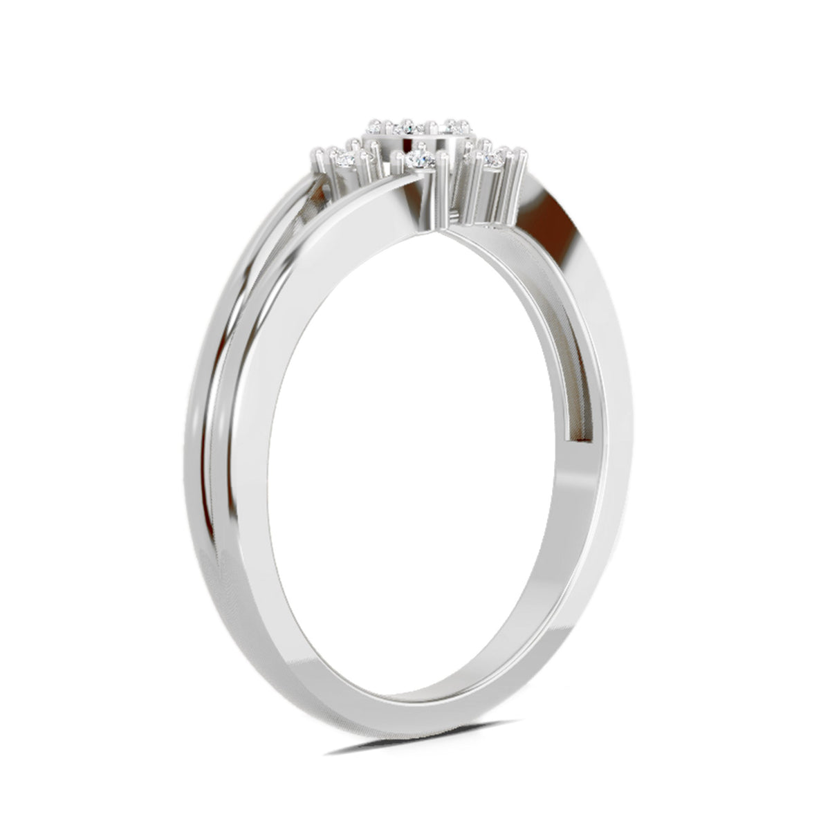 Resplendent Round Solitaire Diamond Ring