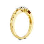 Resplendent Round Solitaire Diamond Ring