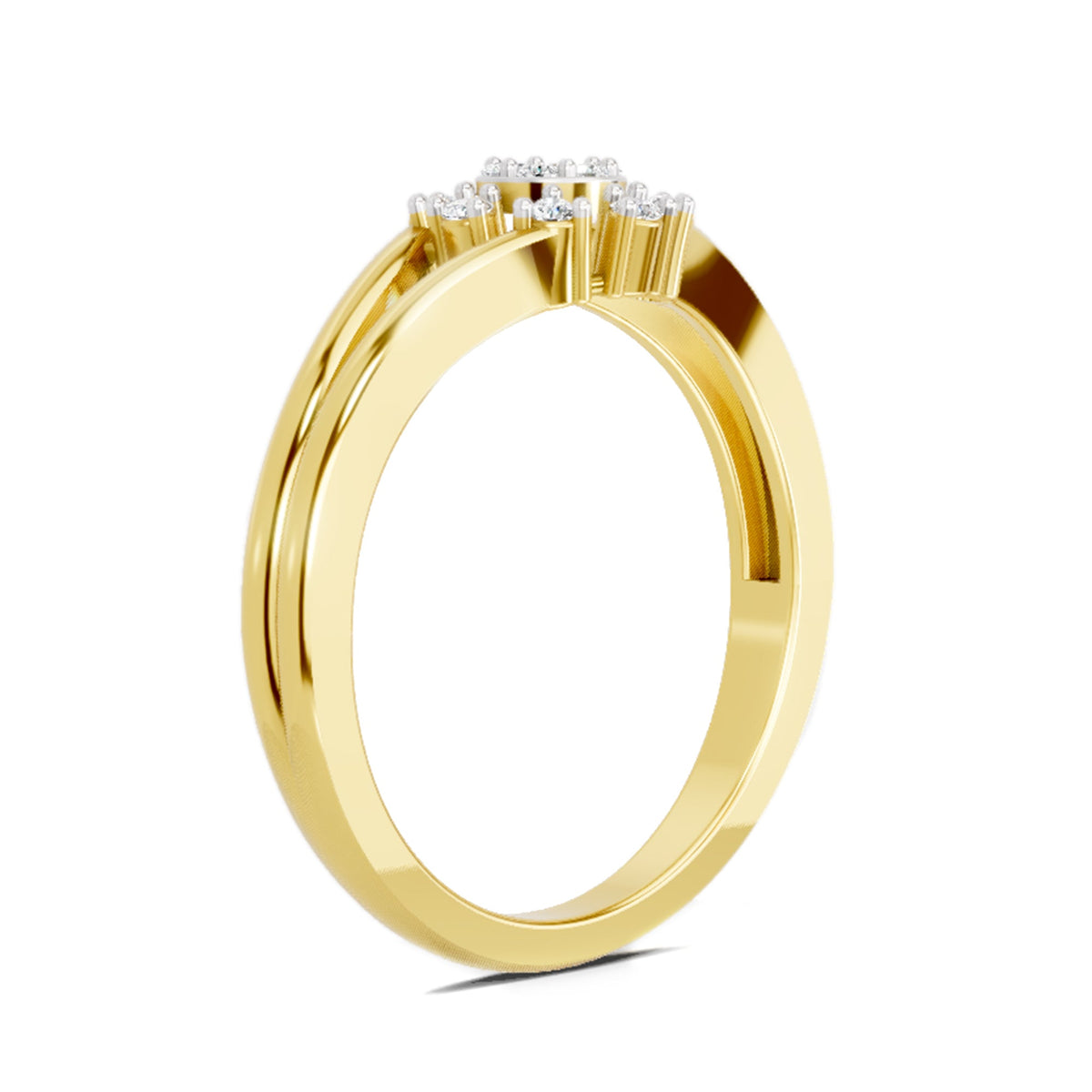 Resplendent Round Solitaire Diamond Ring
