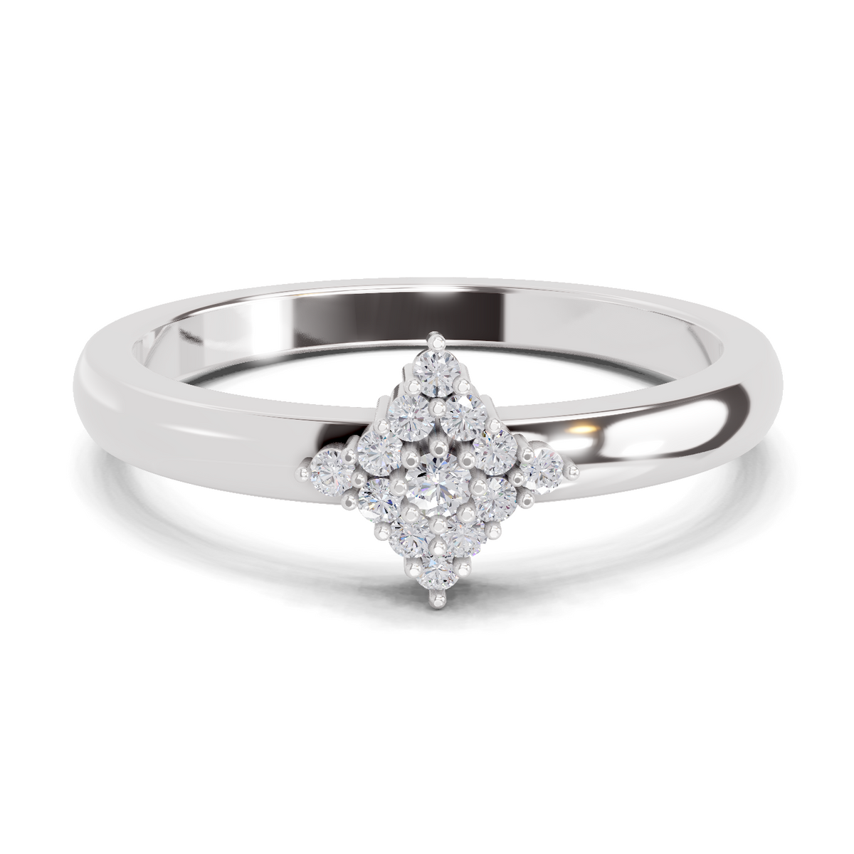 Dazzling Kite Promise Diamond Engagement Ring