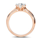 Sparkling Round Solitaire Diamond Ring