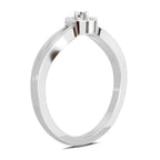 Lustrous Round Halo Diamond Ring