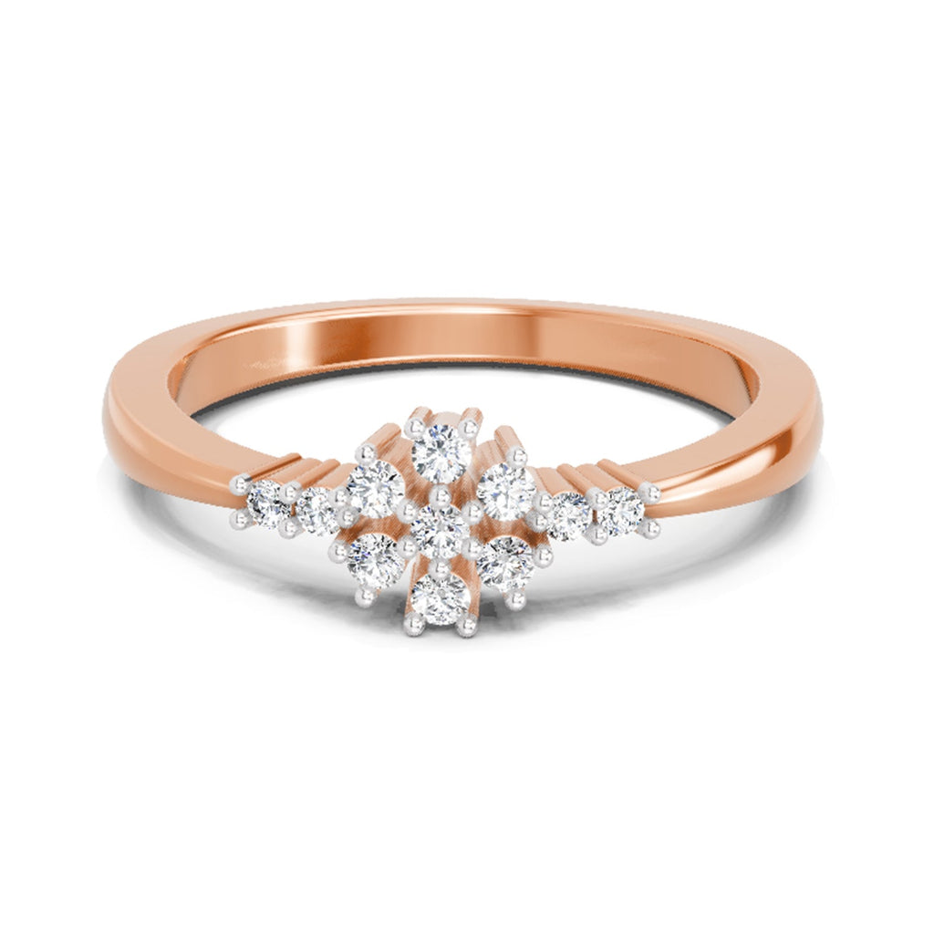 Stunning Round Cluster Diamond Ring