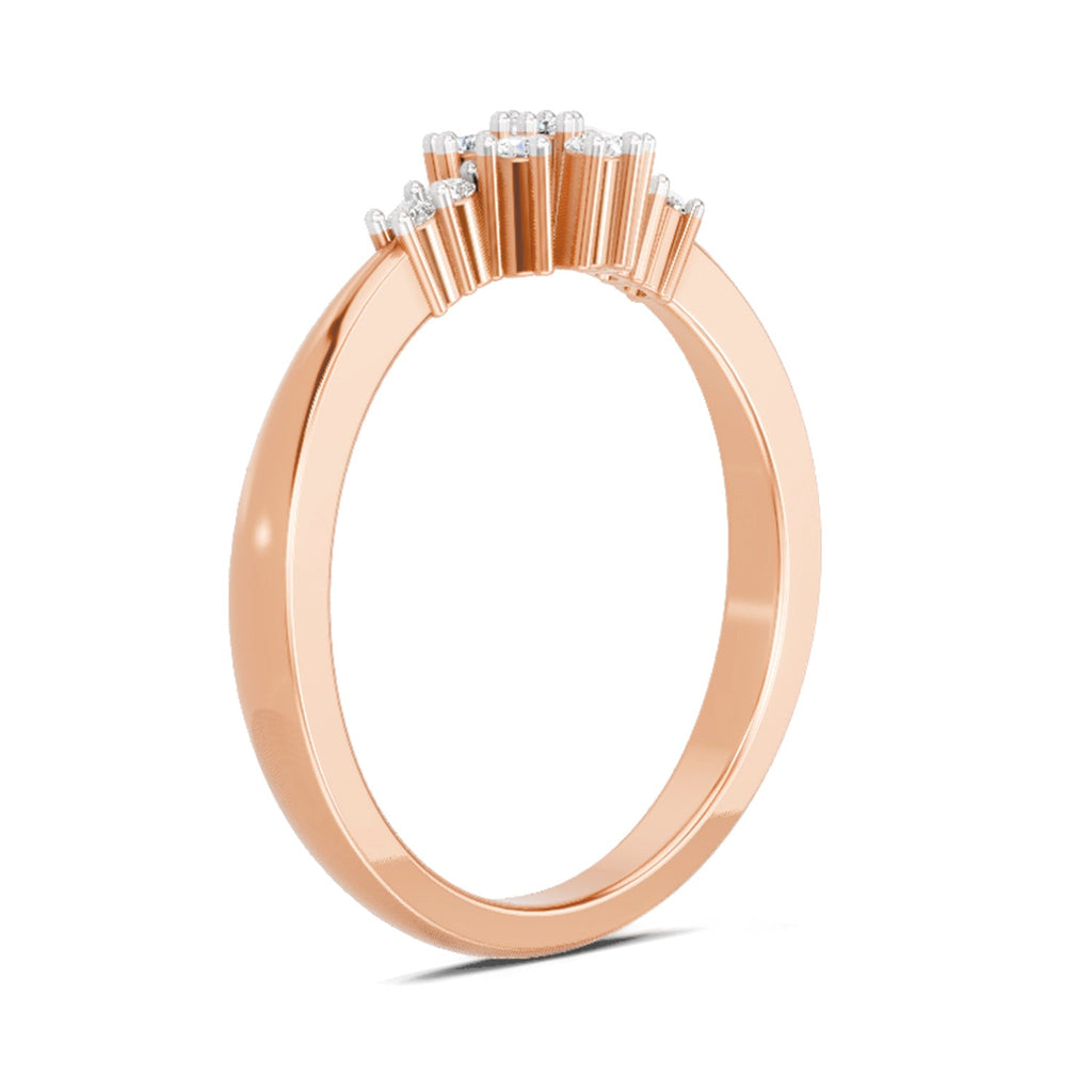 Stunning Round Cluster Diamond Ring