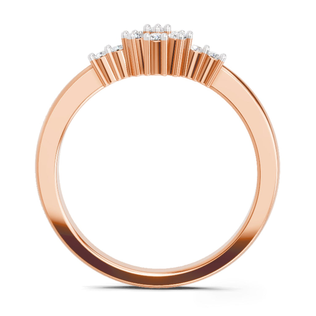 Stunning Round Cluster Diamond Ring