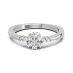 Stunning Round Cluster Diamond Ring