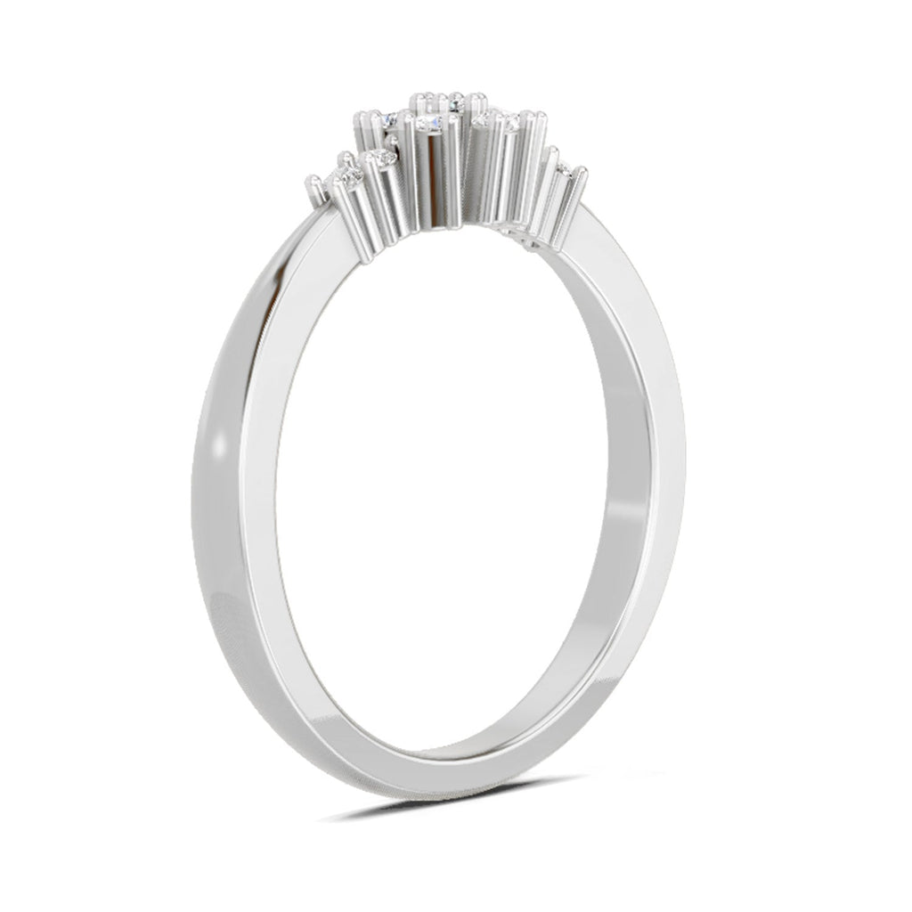 Stunning Round Cluster Diamond Ring