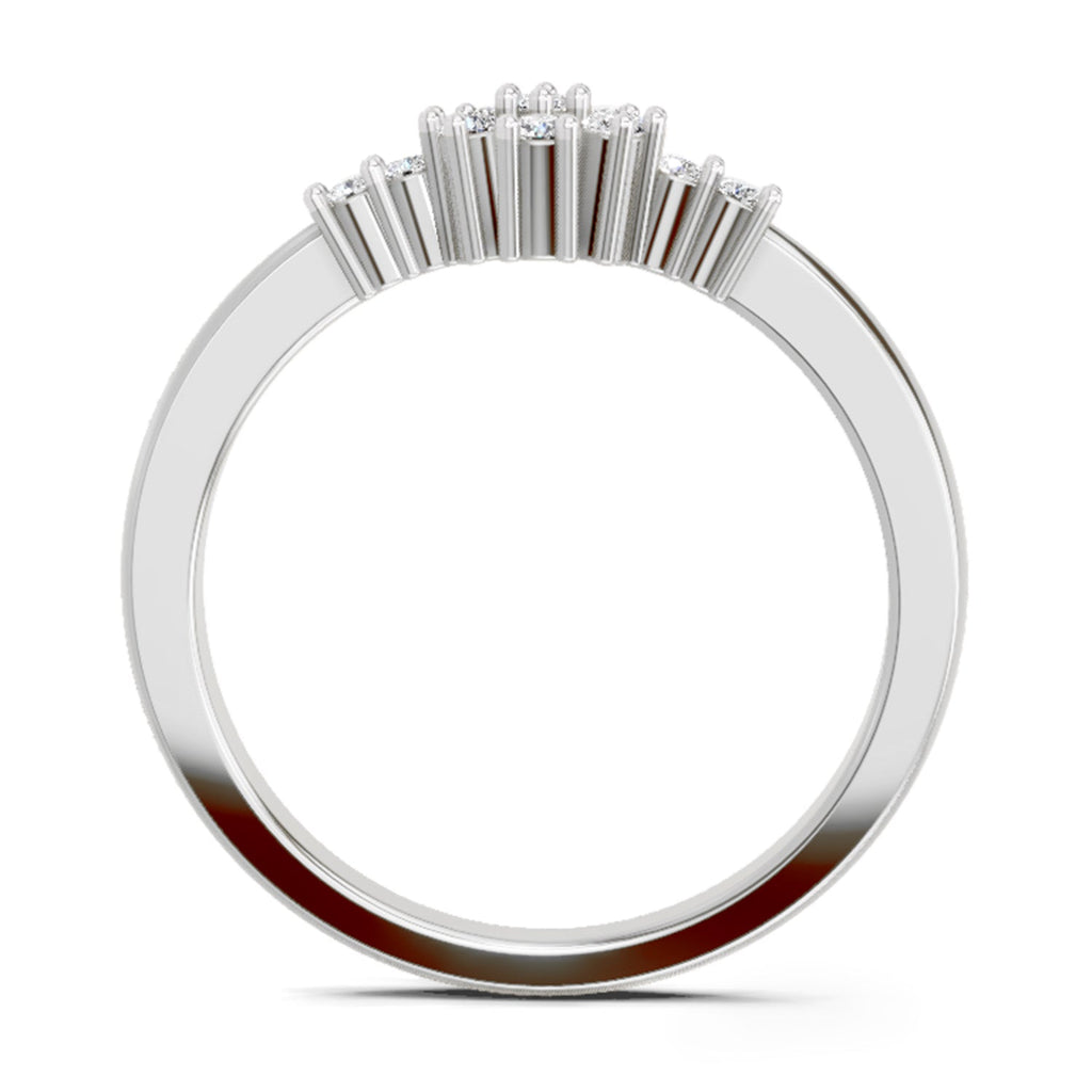 Stunning Round Cluster Diamond Ring