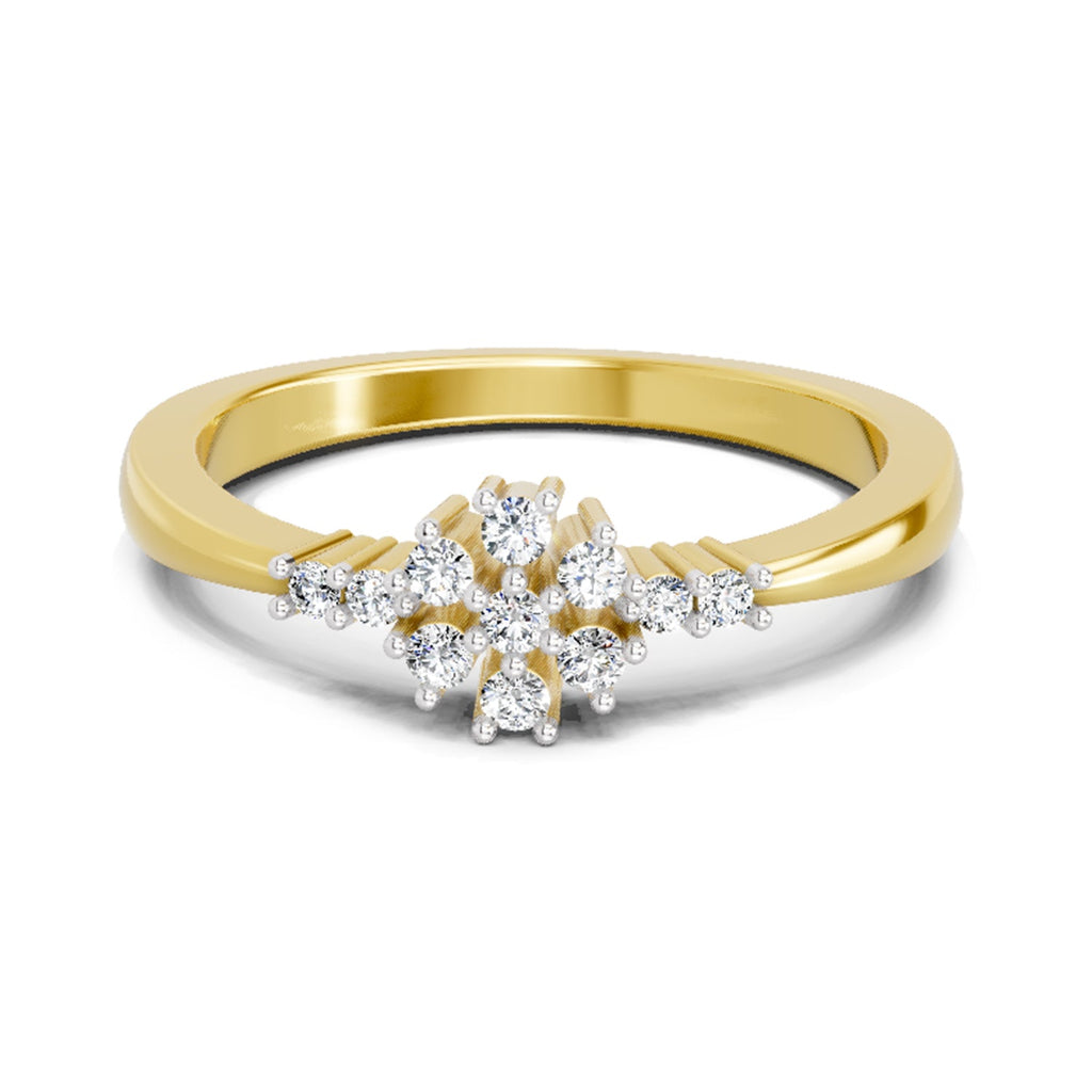 Stunning Round Cluster Diamond Ring