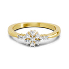 Stunning Round Cluster Diamond Ring