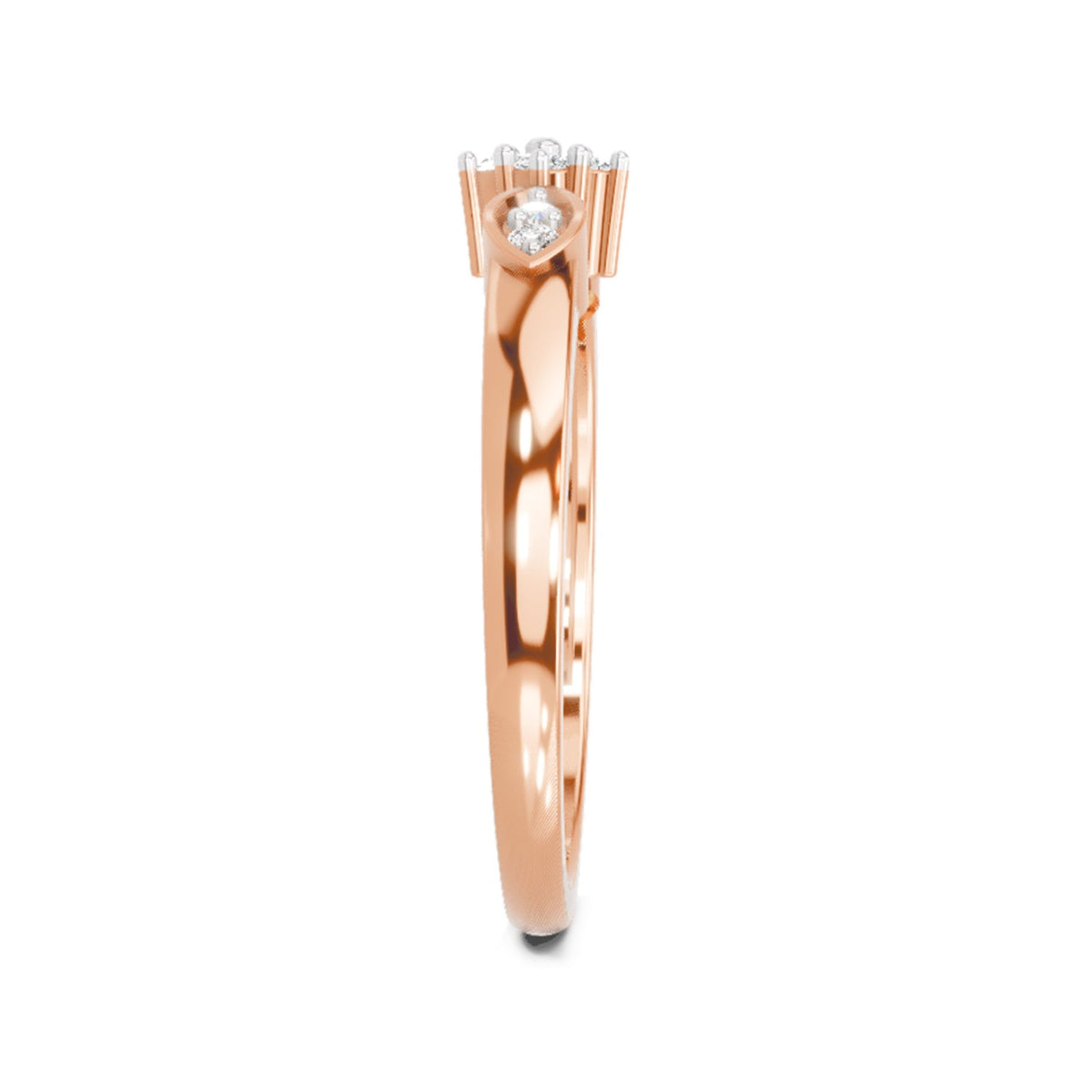 Captivating Round Cluster Diamond Ring