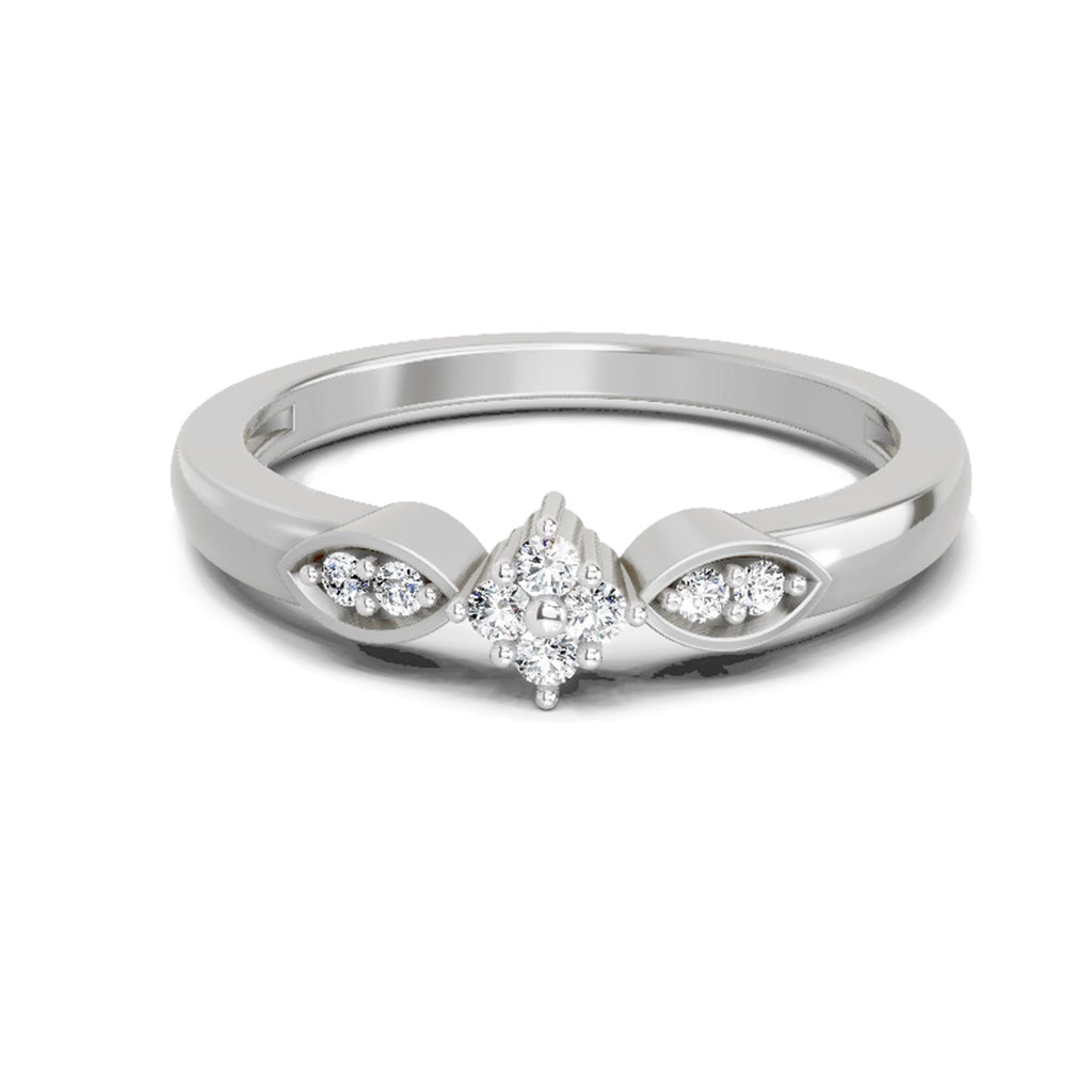 Captivating Round Cluster Diamond Ring