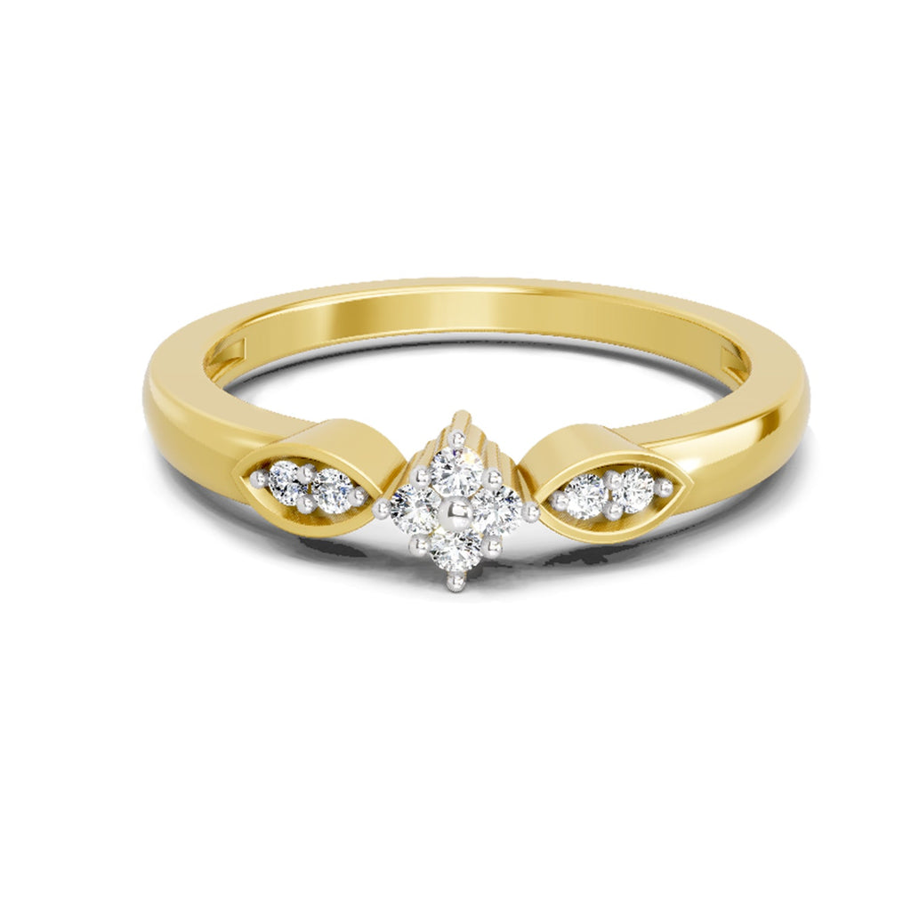 Captivating Round Cluster Diamond Ring