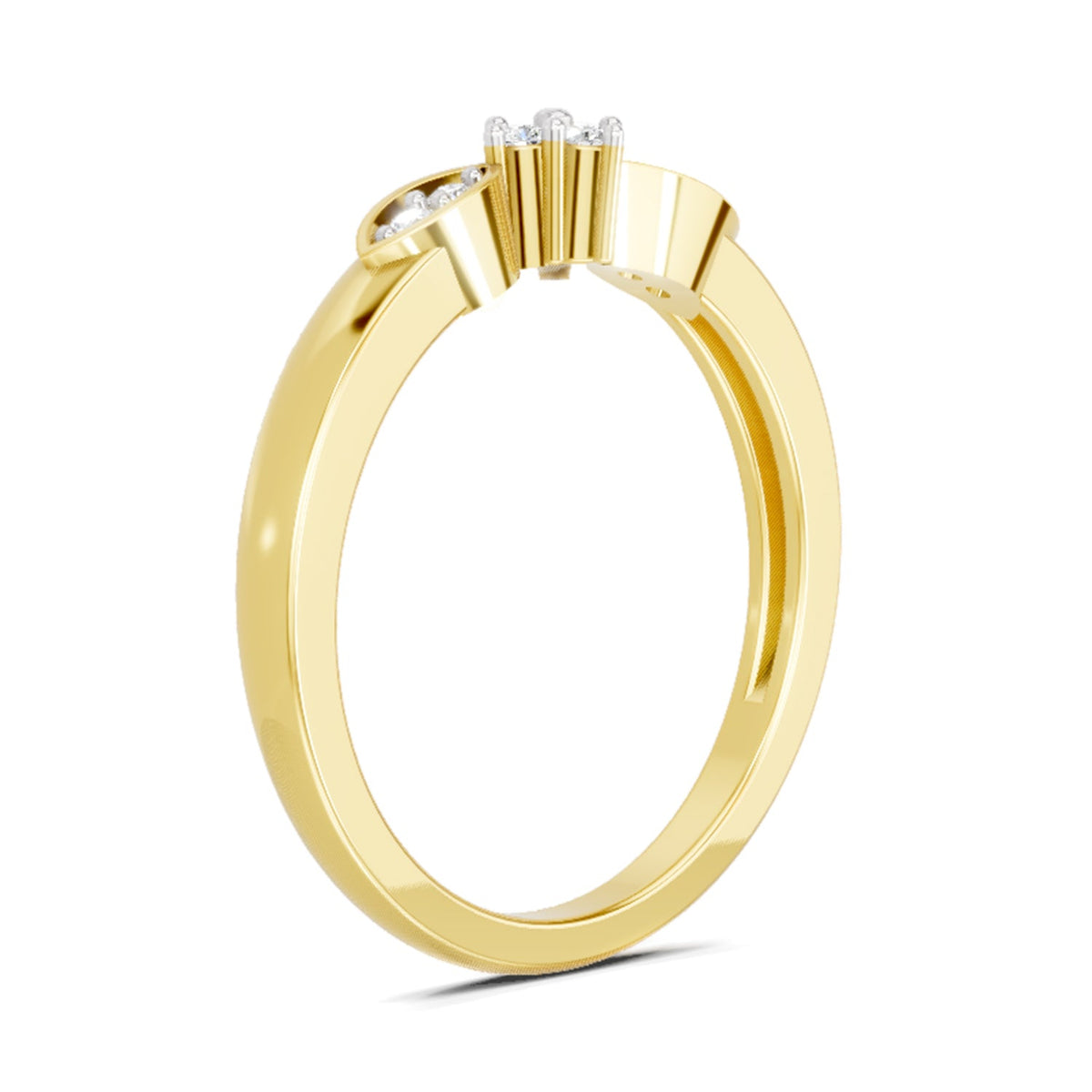 Captivating Round Cluster Diamond Ring