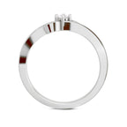 Gleaming Round Solitaire Diamond Ring