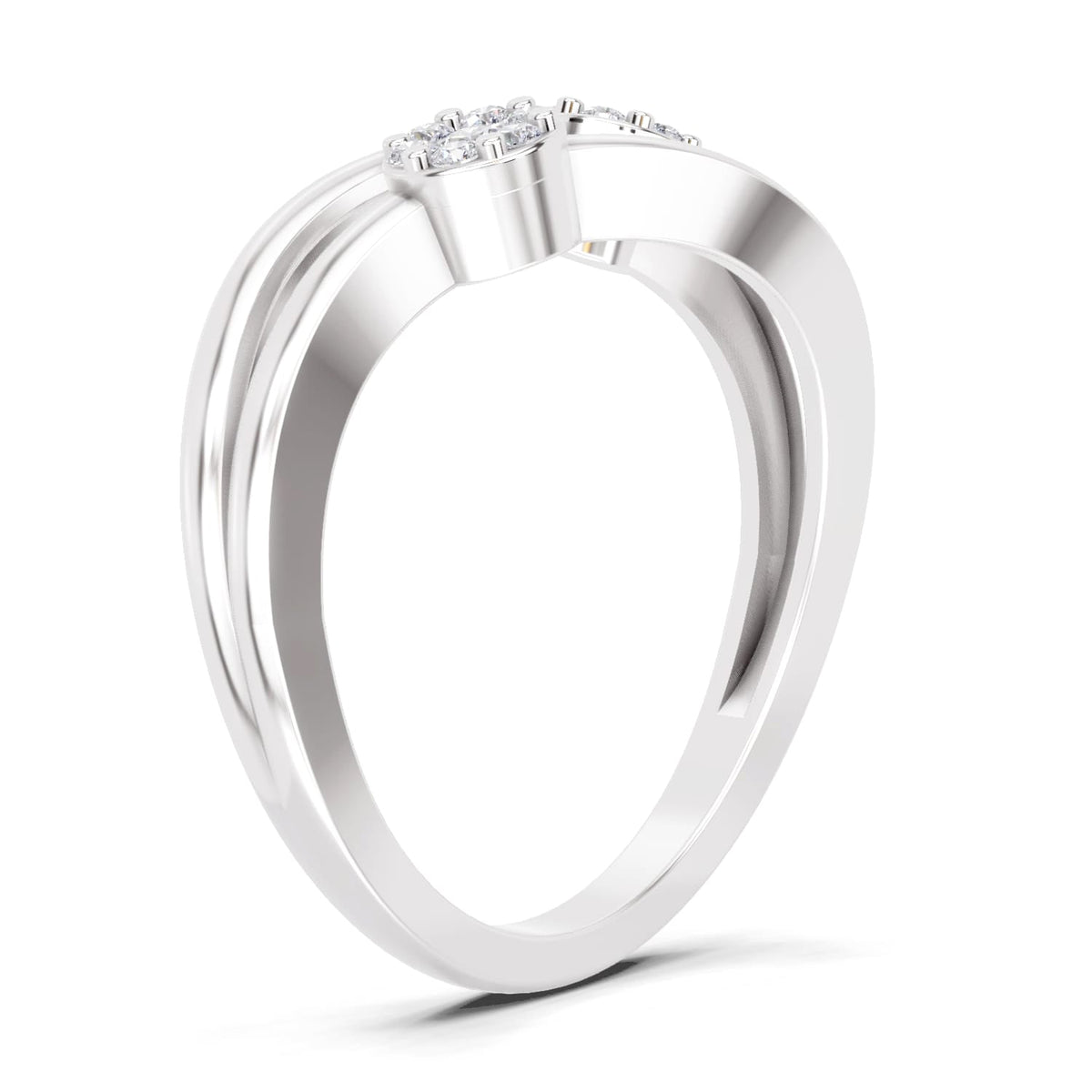 Regal Floral Diamond Ring
