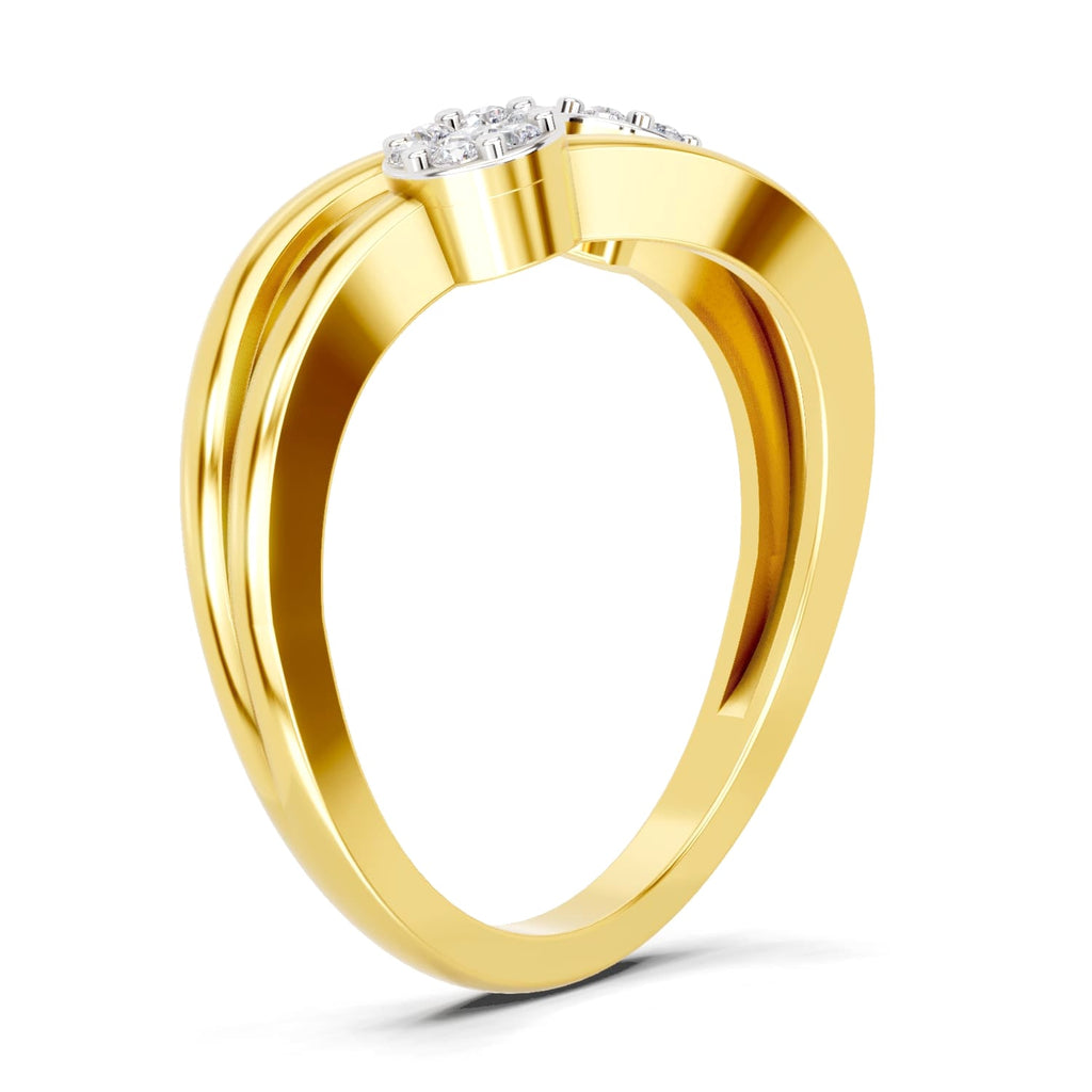 Regal Floral Diamond Ring