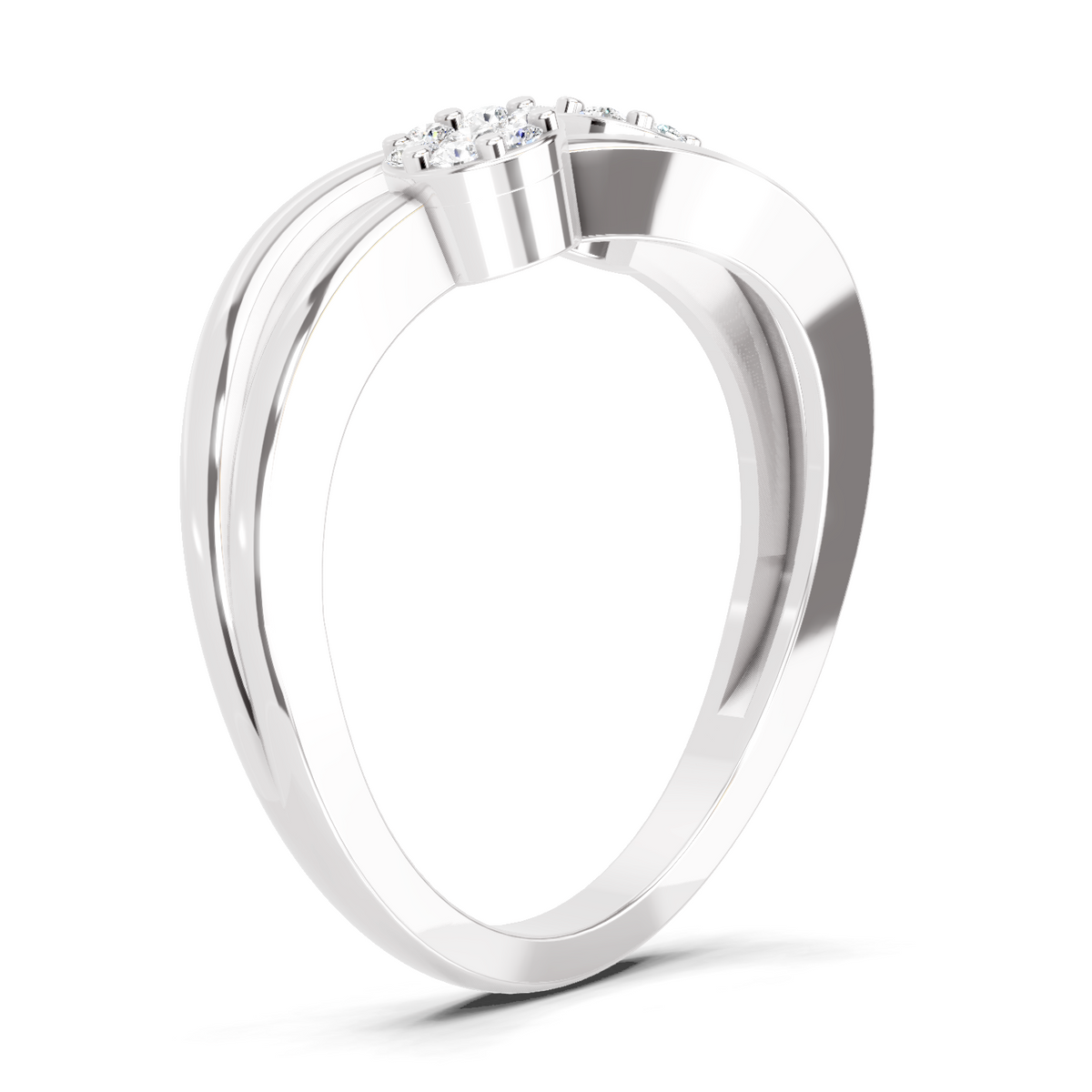 Exquisite Bloom Diamond Engagement Ring