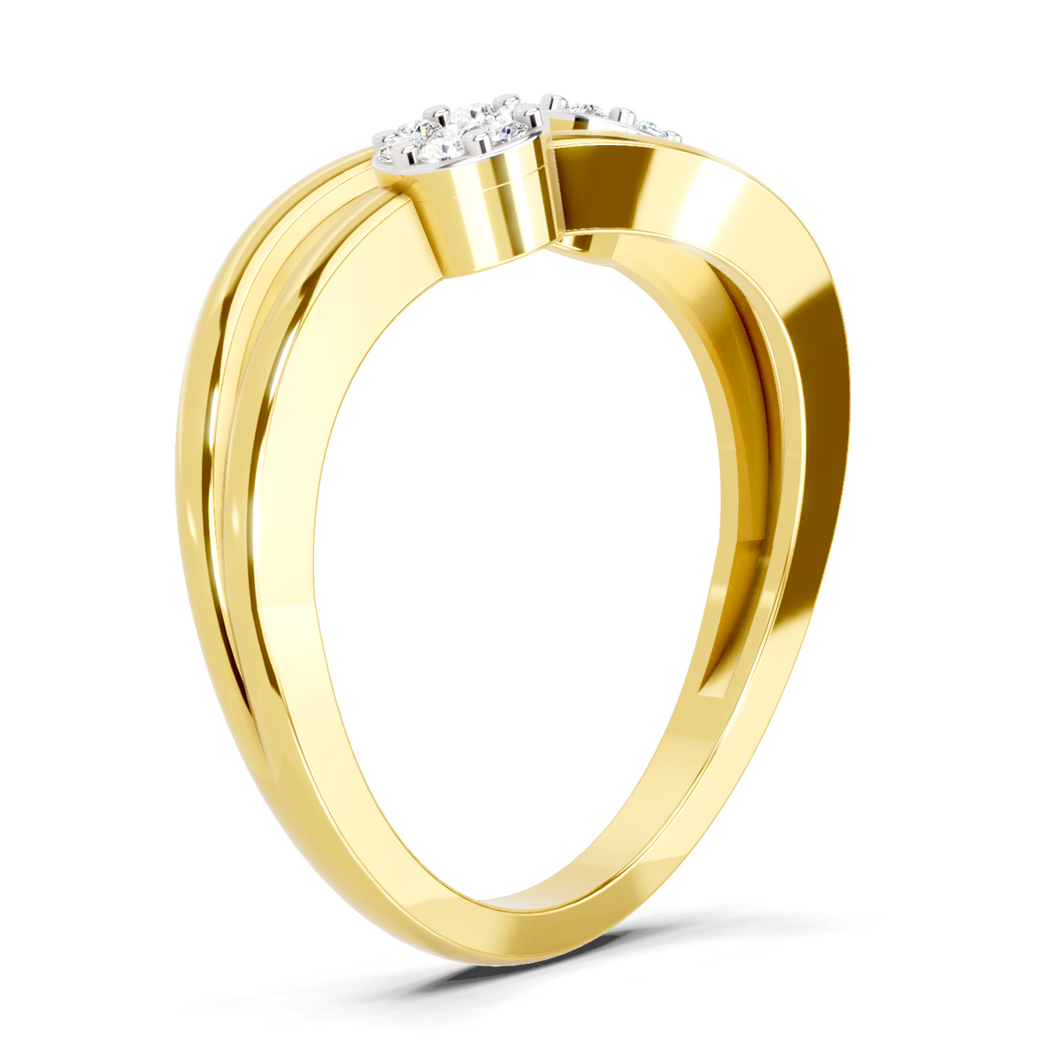 Exquisite Bloom Diamond Engagement Ring