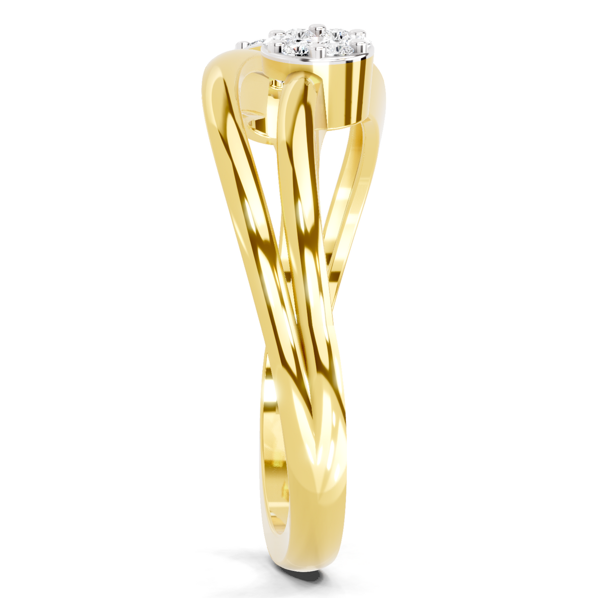 Exquisite Bloom Diamond Engagement Ring