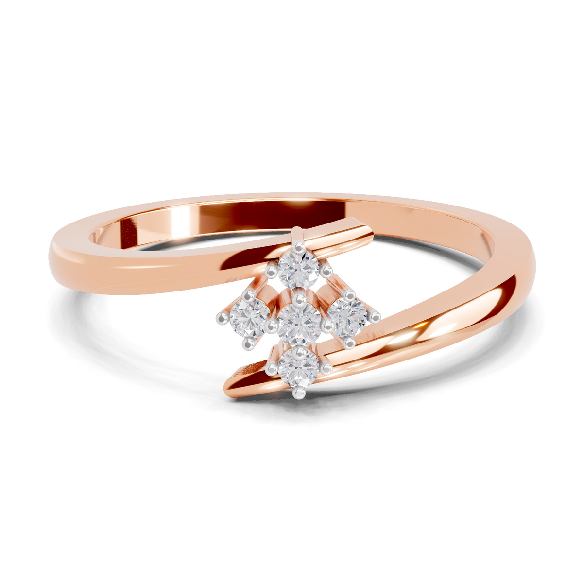 Timeless Petal Diamond Engagement Ring