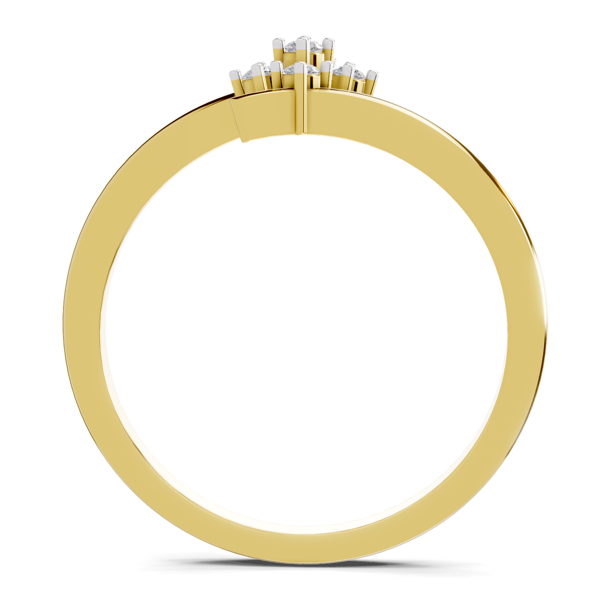 Timeless Petal Diamond Engagement Ring