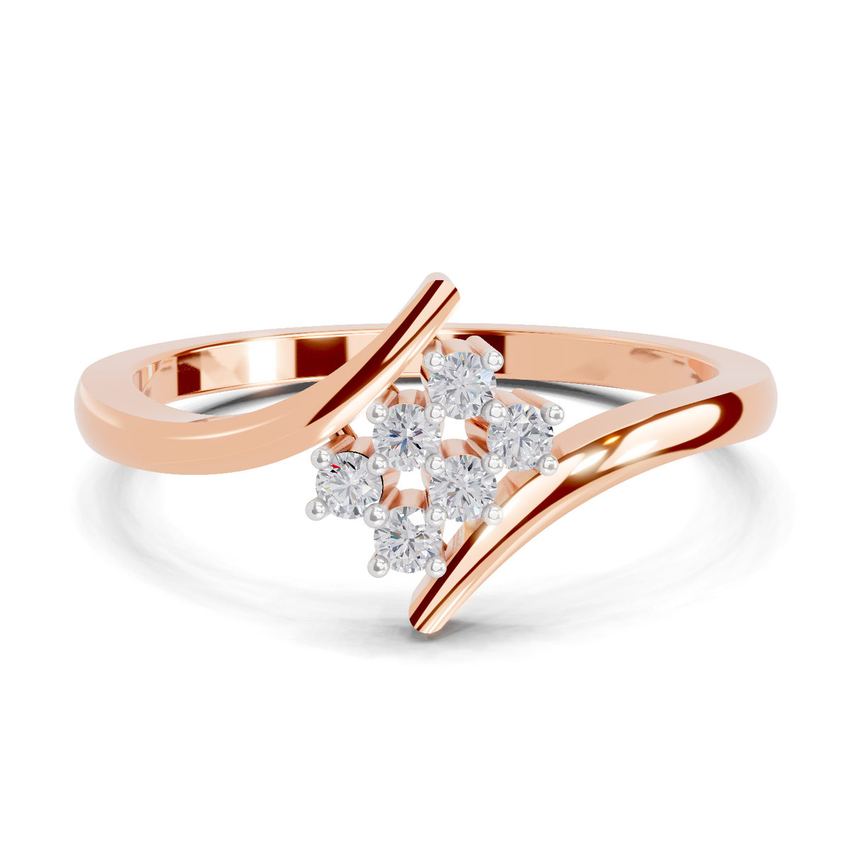 Graceful Promise Diamond Engagement Ring