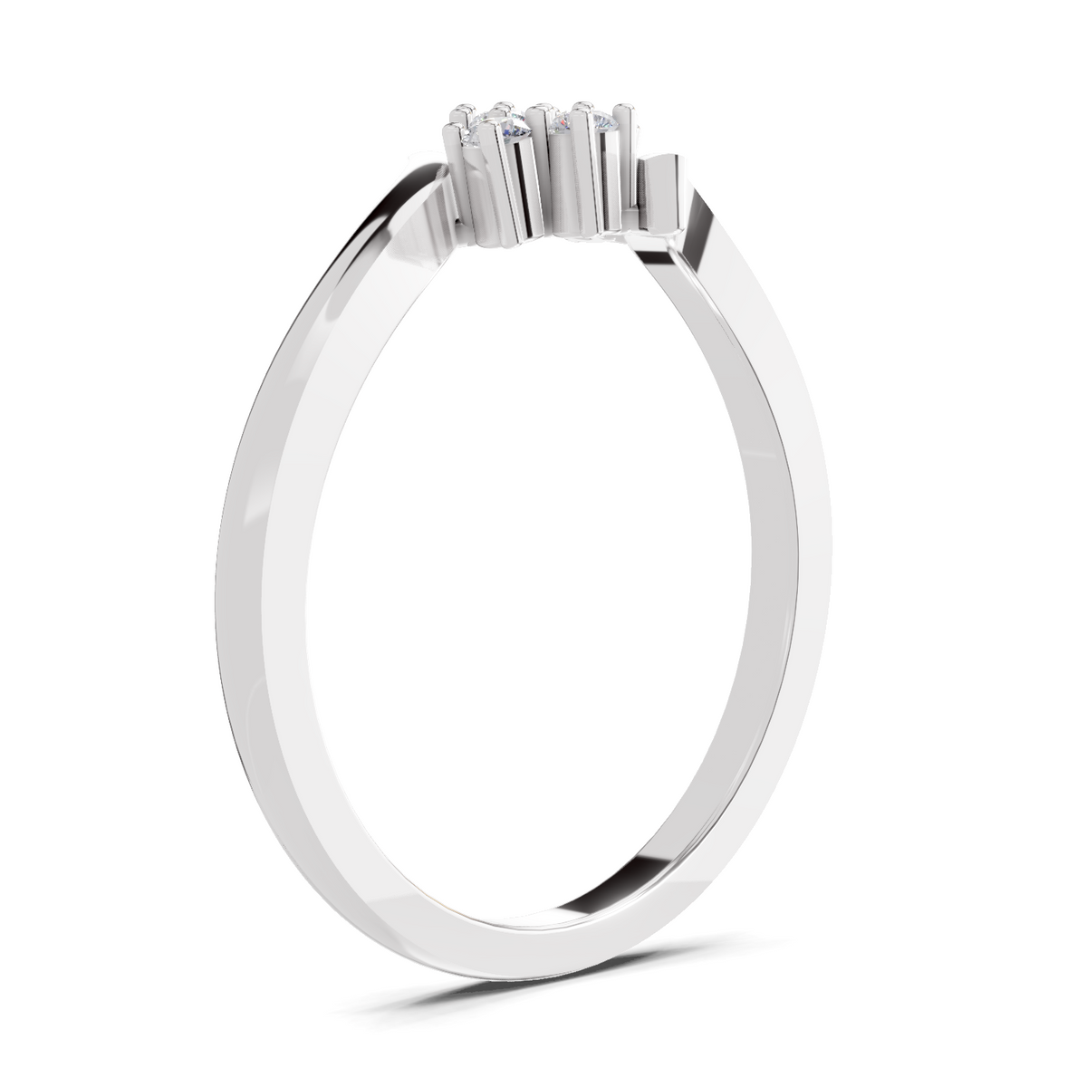 Graceful Promise Diamond Engagement Ring