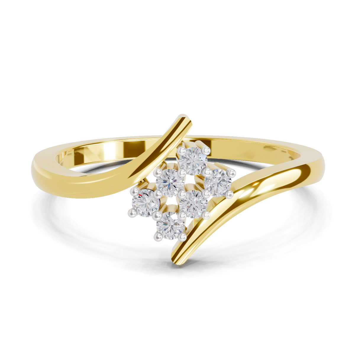 Graceful Promise Diamond Engagement Ring