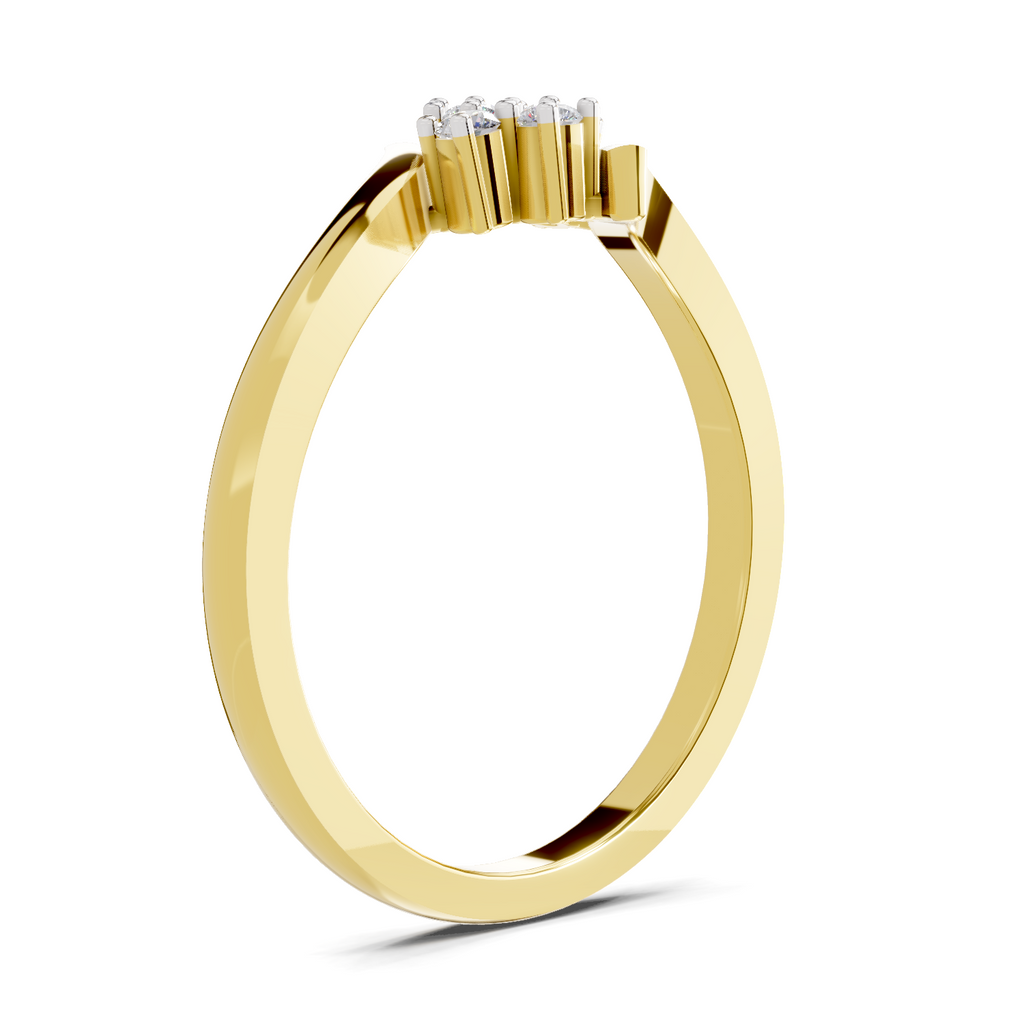 Graceful Promise Diamond Engagement Ring