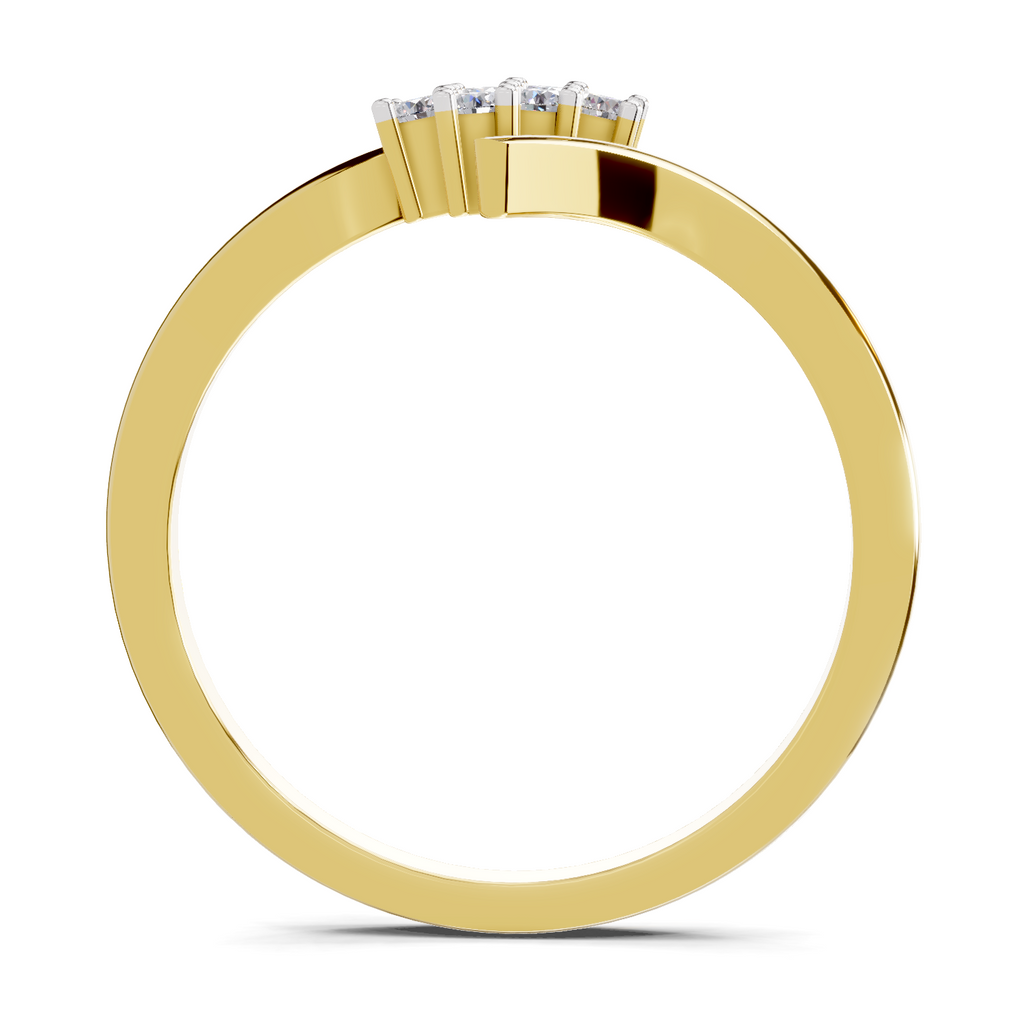 Graceful Promise Diamond Engagement Ring