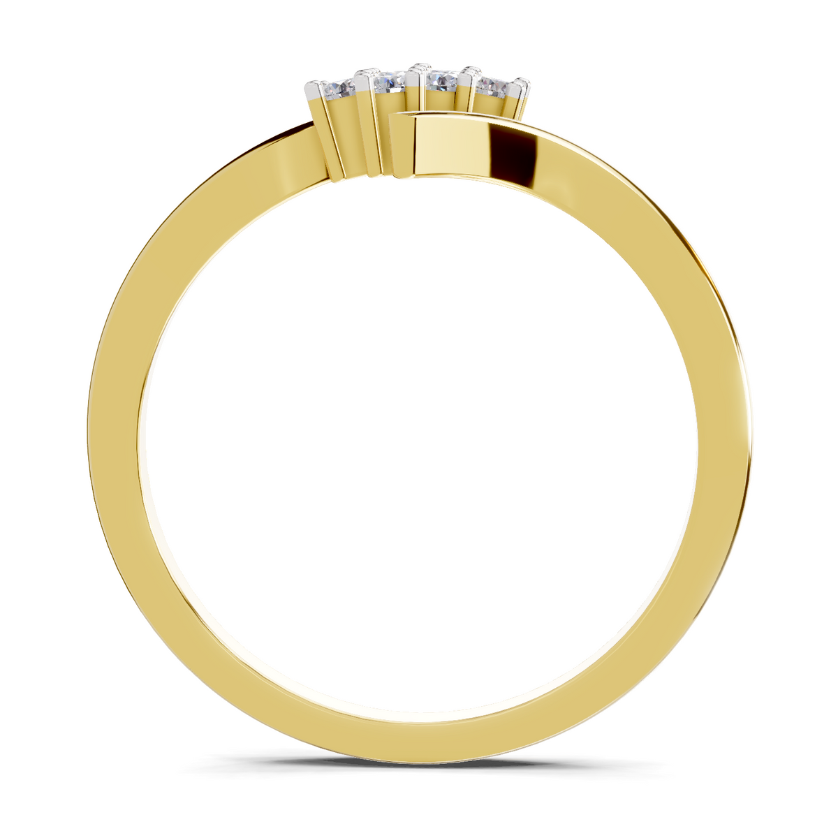 Graceful Promise Diamond Engagement Ring