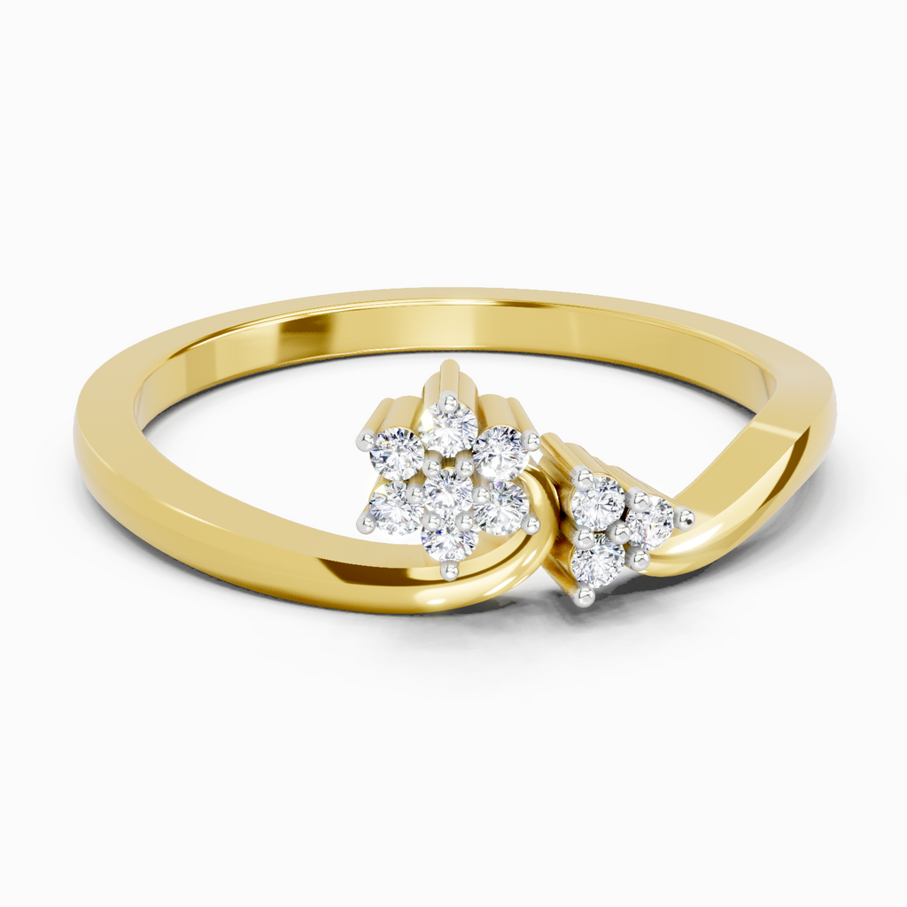Enchanting Cluster Diamond Ring