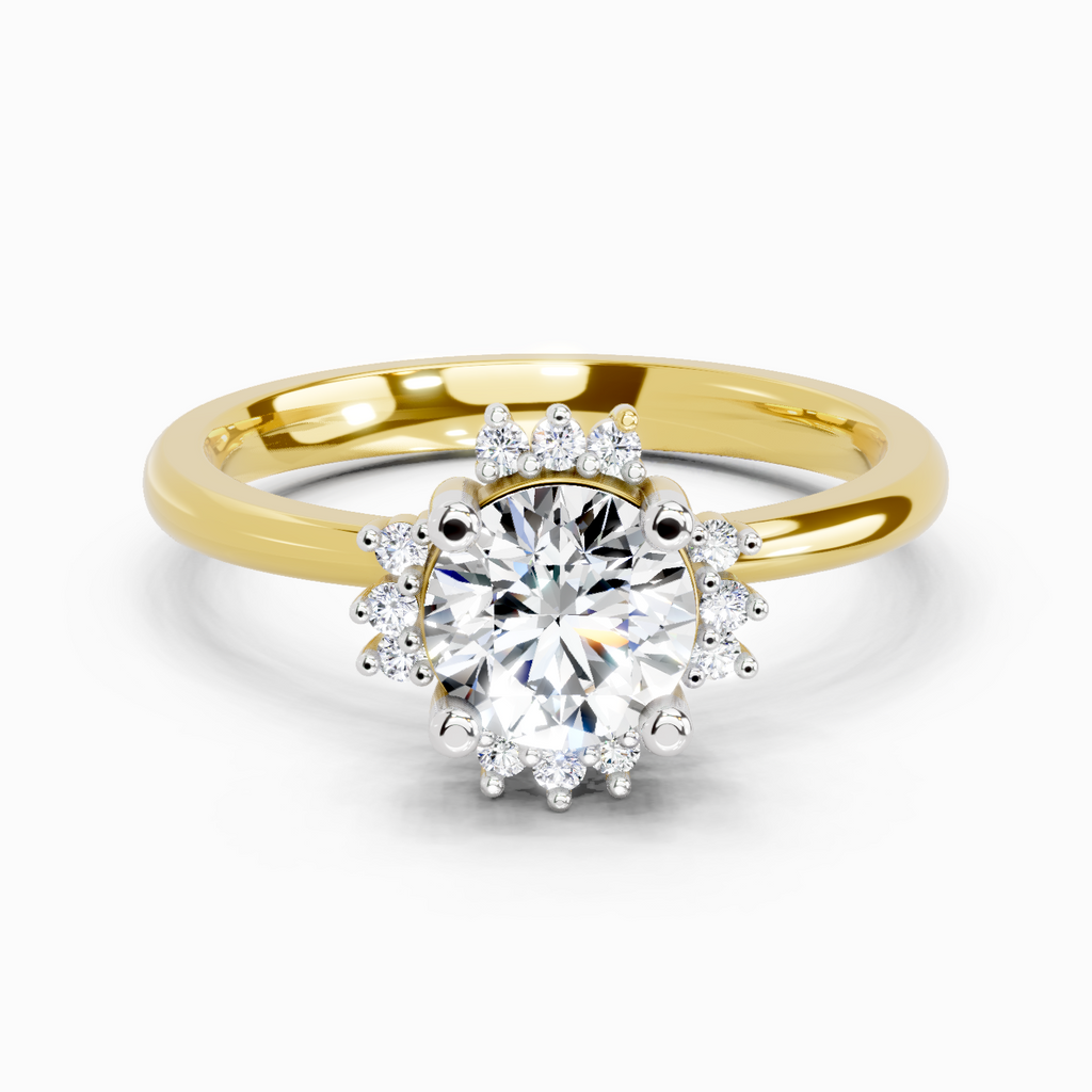 Eternal Round Halo Diamond Ring